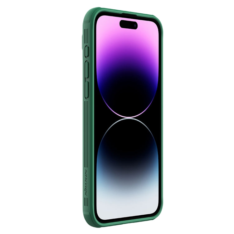 For iPhone 15 Pro Max NILLKIN CamShield Pro PC Phone Case(Green) - iPhone 15 Pro Max Cases by NILLKIN | Online Shopping UK | buy2fix