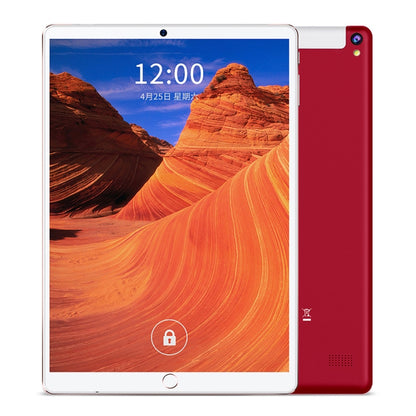 BDF P10 3G Phone Call Tablet PC 10.1 inch, 2GB+32GB, Android 9.0 MTK6735 Quad Core, Support Dual SIM, EU Plug(Red) - BDF by BDF | Online Shopping UK | buy2fix