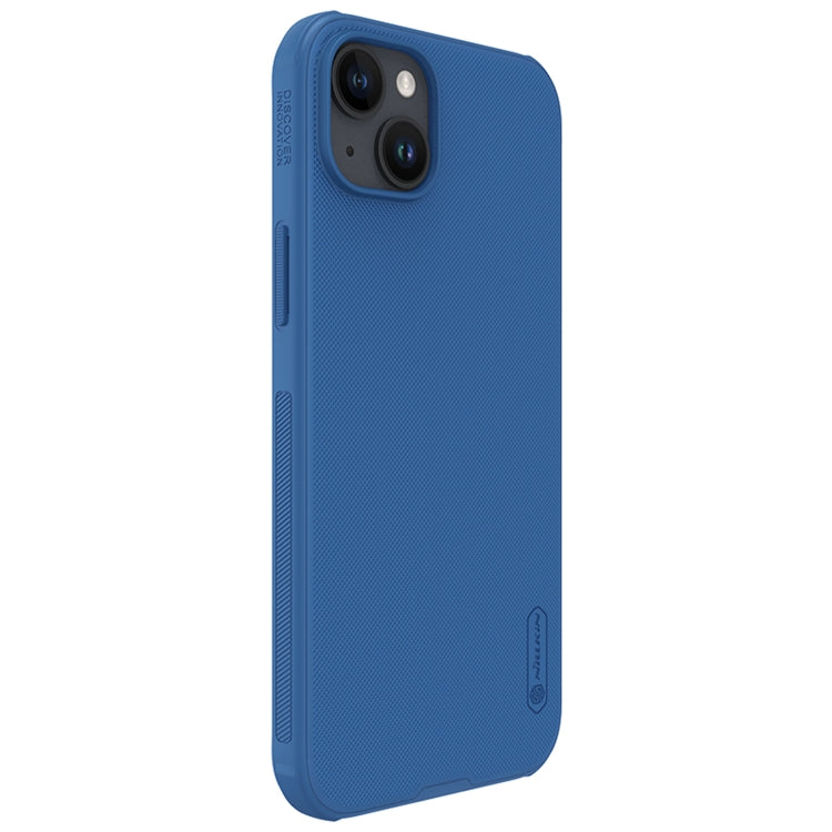 For iPhone 15 Plus NILLKIN Frosted Shield Pro PC + TPU Phone Case(Blue) - iPhone 15 Plus Cases by NILLKIN | Online Shopping UK | buy2fix