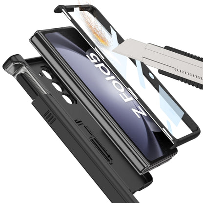 For Samsung Galaxy Z Fold5 GKK Integrated Folding Battle Shell PC Phone Case with Pen Box(Light Blue) - Galaxy Z Fold5 Cases by GKK | Online Shopping UK | buy2fix