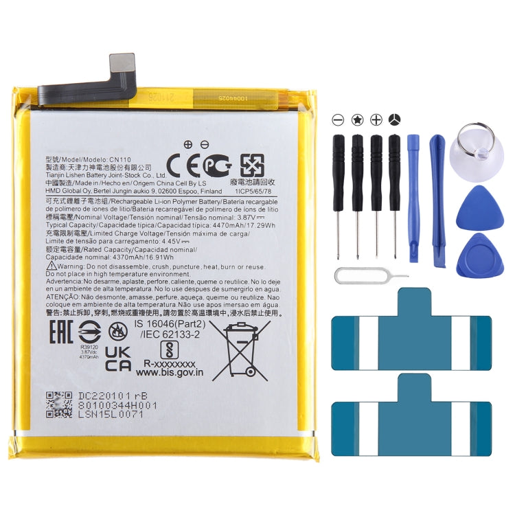 For Nokia X20 ta-1341 ta-1344 CN110 Battery Replacement CN110 4470mAh - For Nokia by buy2fix | Online Shopping UK | buy2fix