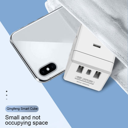 KYFEN USB Smart Mini Multi-function Fast Charging Socket(Blue) - Extension Socket by buy2fix | Online Shopping UK | buy2fix
