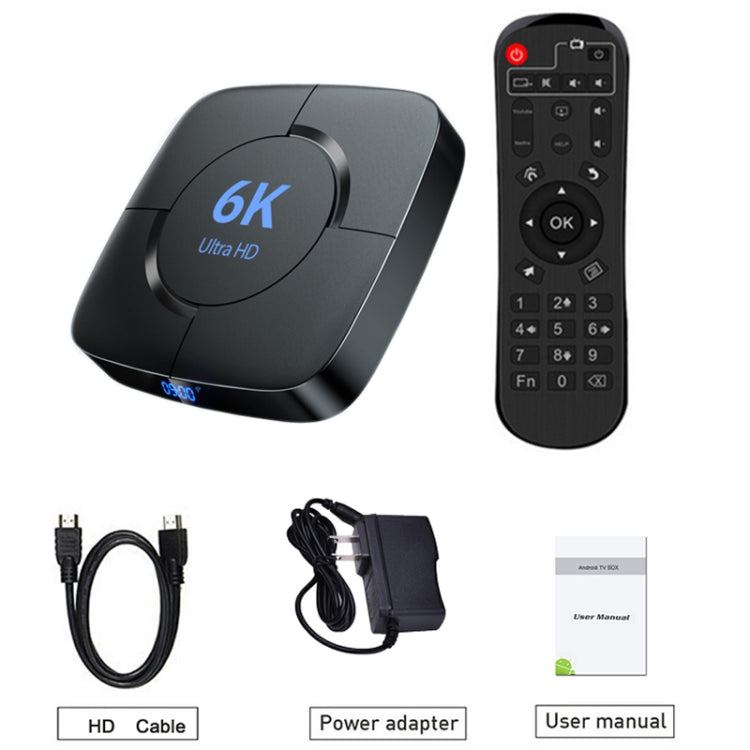 6K Ultra HD Android 12.0 Smart TV Box with Remote Control, 4GB+32GB, Allwinner H616 1.5GHZ Quad-Core(AU Plug) - Others by buy2fix | Online Shopping UK | buy2fix