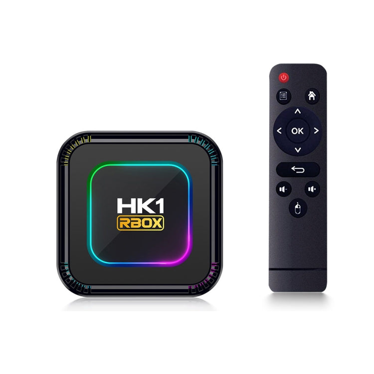 HK1 RBOX K8 8K Android 13.0 Smart TV Box with Remote Control, 4GB+64GB, RK3528 Quad-Core(UK Plug) - Others by buy2fix | Online Shopping UK | buy2fix