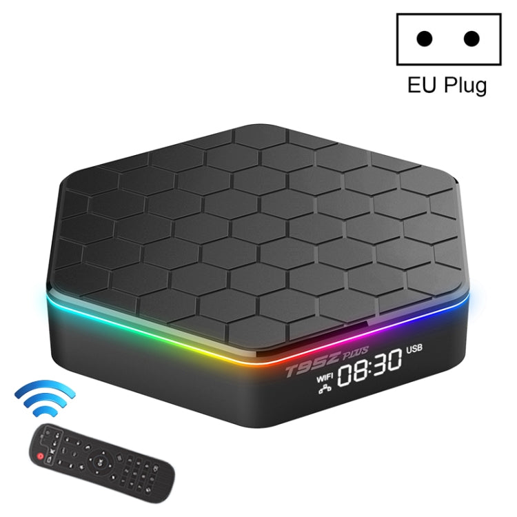 T95Z Plus 8K WiFi6 Android 12.0 Smart TV Box with Remote Control, 4GB+32GB, Allwinner H618 Quad-Core(EU Plug) - Others by buy2fix | Online Shopping UK | buy2fix