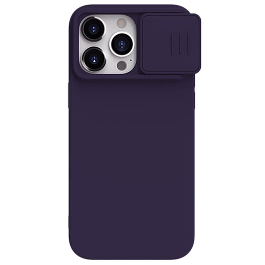 For iPhone 15 Pro Max NILLKIN CamShield MagSafe Liquid Silicone Phone Case(Deep Purple) - iPhone 15 Pro Max Cases by NILLKIN | Online Shopping UK | buy2fix