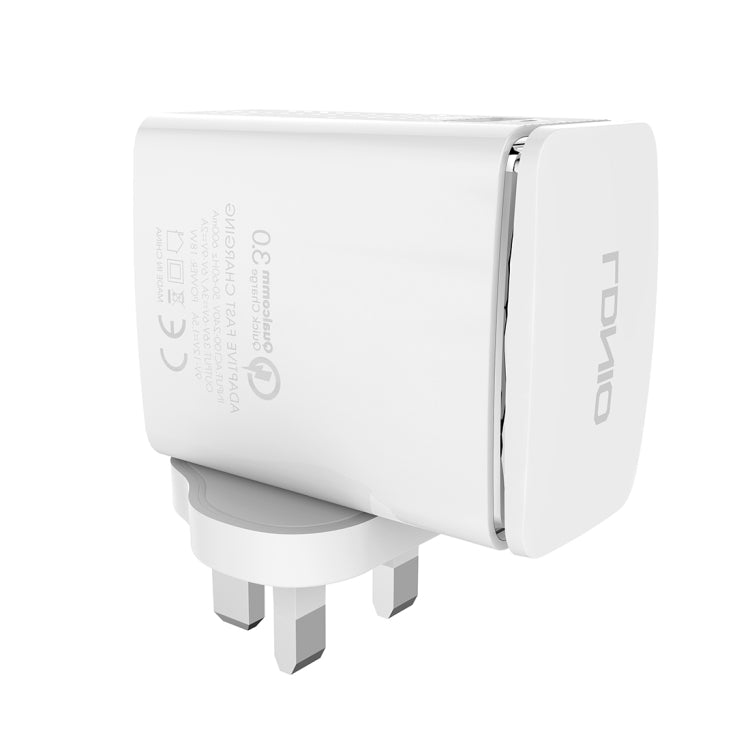 LDNIO A1301Q 2 in 1 18W QC3.0 USB Interface Travel Charger Mobile Phone Charger with Type-C / USB-C Data Cable, UK Plug - USB Charger by LDNIO | Online Shopping UK | buy2fix