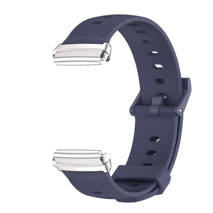 For Redmi Watch 3 Lite / Watch 3 Active Mijobs Honeycomb Texture TPU Watch Band(Midnight Blue Silver) - Watch Bands by MIJOBS | Online Shopping UK | buy2fix