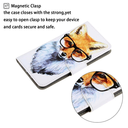 For Xiaomi Redmi 9A 3D Colored Drawing Horizontal Flip PU Leather Case with Holder & Card Slots & Wallet(Fox) - Xiaomi Cases by buy2fix | Online Shopping UK | buy2fix