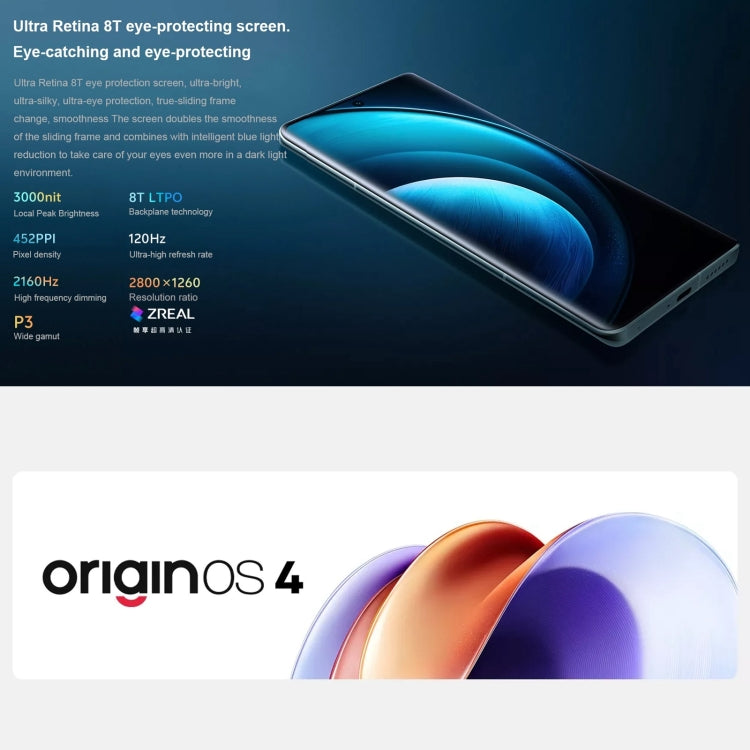 vivo X100 Pro, 12GB+256GB, Face ID / Fingerprint Identification, 6.78 inch Android 14 OriginOS 4 Dimensity 9300 Octa Core 3.25GHz, OTG, NFC, Network: 5G(Orange) - vivo by vivo | Online Shopping UK | buy2fix