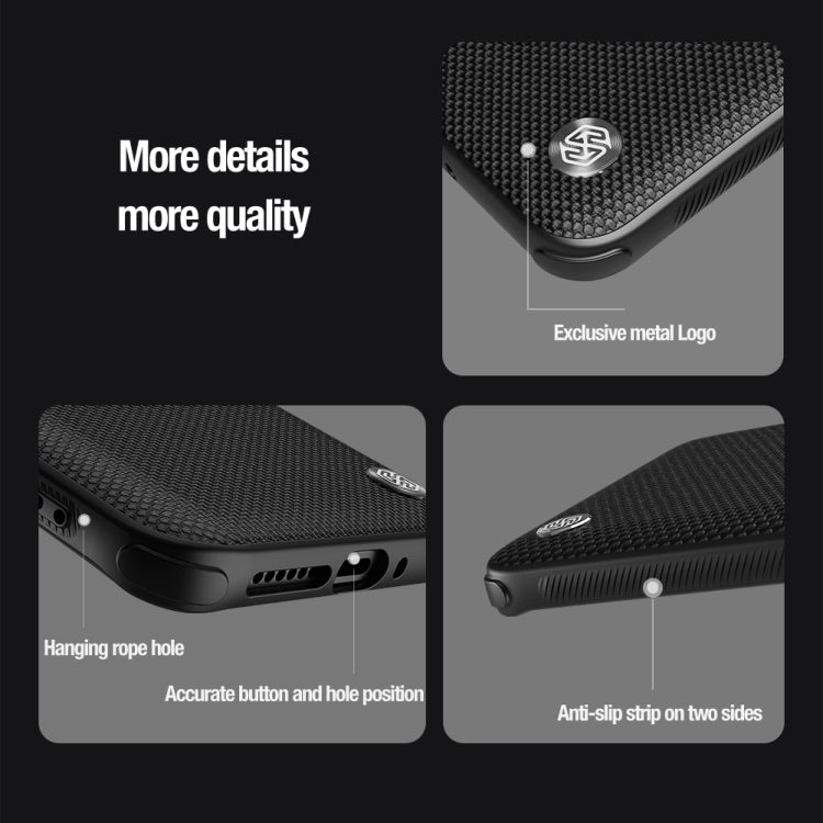 For Xiaomi 14 Ultra NILLKIN Textured Prop Lens Protection Holder Nylon Phone Case(Black) - 14 Ultra Cases by NILLKIN | Online Shopping UK | buy2fix