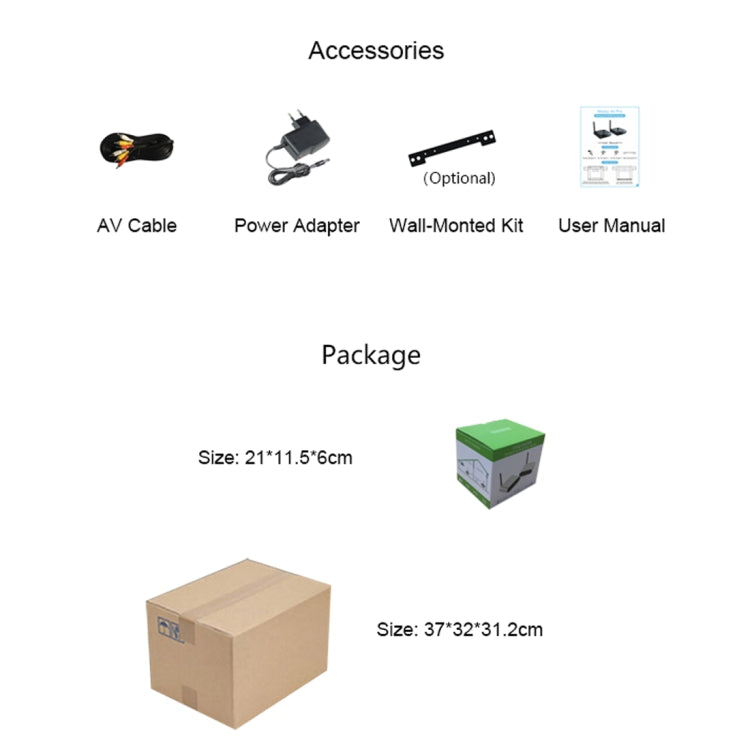 Measy AV230-2 2.4GHz Set-top Box Wireless Audio / Video Transmitter + 2 Receiver, Transmission Distance: 300m, US Plug, with IR Extension Function - Set Top Box & Accessories by Measy | Online Shopping UK | buy2fix