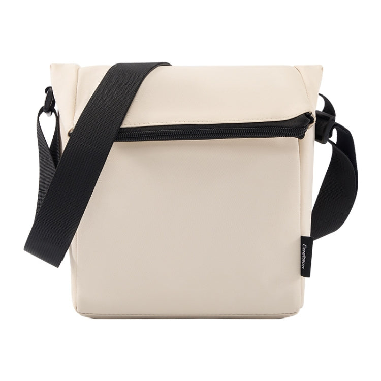 Cwatcun D103 Crossbody Camera Bag Photography Lens Shoulder Bag, Size:22.5 x 19.5 x 8cm(Beige) - Strap Satchel by Cwatcun | Online Shopping UK | buy2fix