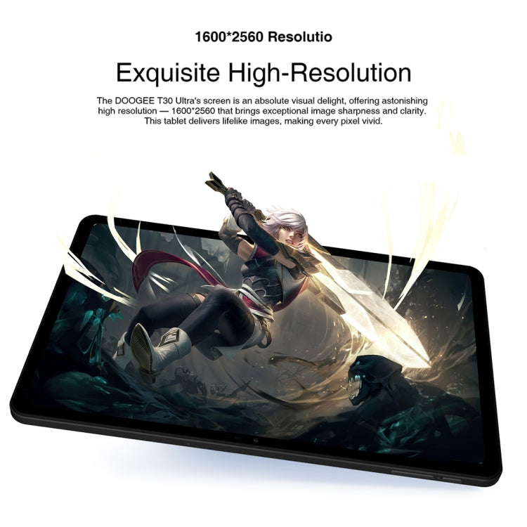 [HK Warehouse] DOOGEE T30 Ultra Tablet PC 11 inch, 12GB+256GB, Android 13 MediaTek Helio G99 Octa Core, Global Version with Google Play, EU Plug(Black) - Other by DOOGEE | Online Shopping UK | buy2fix