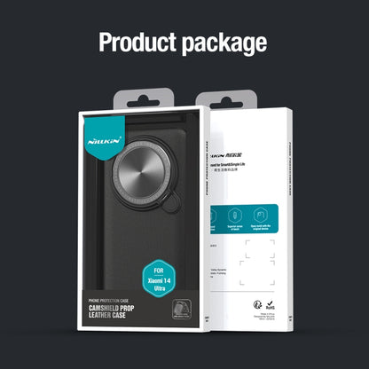 For Xiaomi 14 Ultra NILLKIN CamShield Prop Series PC + TPU Phone Case(Black) - 14 Ultra Cases by NILLKIN | Online Shopping UK | buy2fix