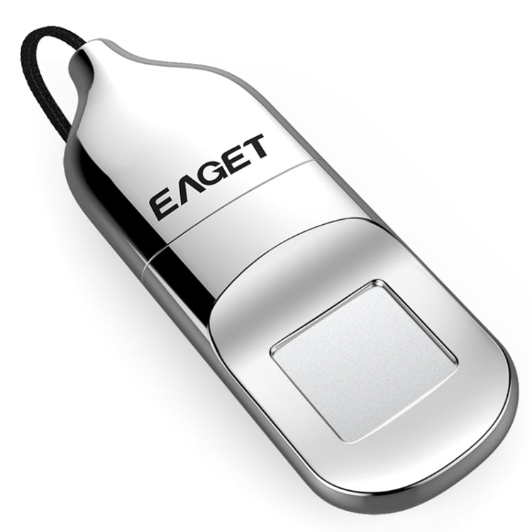 EAGET FU5 64G USB 2.0 Interface Metal Flash U Disk with Fingerprint Identification - Computer & Networking by EAGET | Online Shopping UK | buy2fix