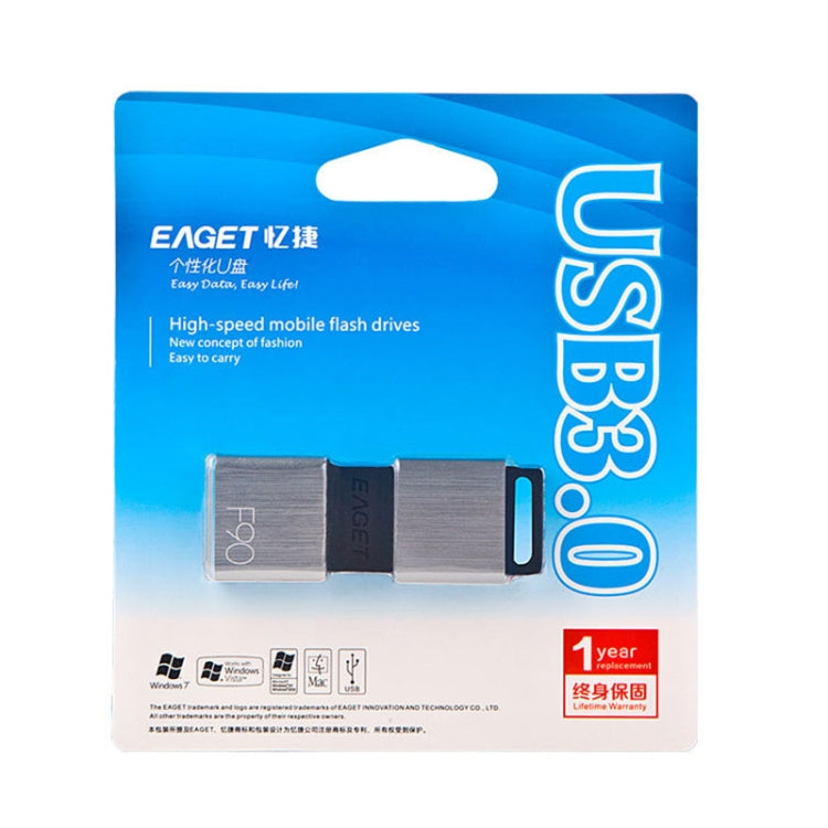 EAGET F90 64G USB 3.0 Interface Metal Flash U Disk - Computer & Networking by EAGET | Online Shopping UK | buy2fix