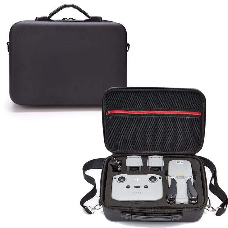 For DJI Mavic Air 2 Portable PU Shoulder Storage Bag Protective Box(Black) - DJI & GoPro Accessories by buy2fix | Online Shopping UK | buy2fix