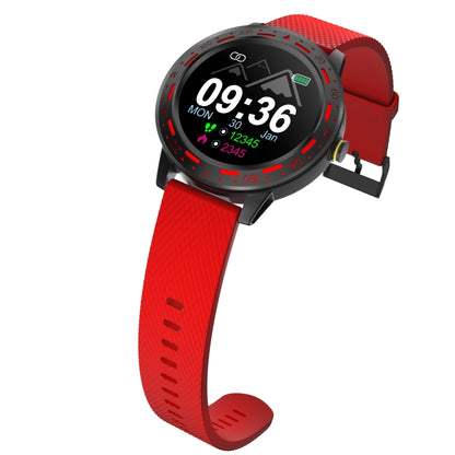 S18 1.3 inch TFT Screen IP67 Waterproof Smart Watch Bracelet, Support Sleep Monitor / Heart Rate Monitor / Blood Pressure Monitoring(Red) - Smart Wear by buy2fix | Online Shopping UK | buy2fix