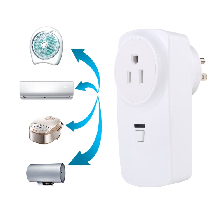 AK-DL220 220V Smart Wireless Remote Control Socket with Remote Control, Plug Type:US Plug - Smart Socket by buy2fix | Online Shopping UK | buy2fix