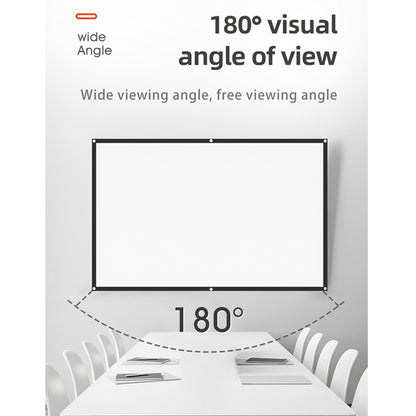 Simple Folding High Density Polyester Projector Film Curtain, Size:60 inch (4:3) Projection Area: 120x90cm - Consumer Electronics by buy2fix | Online Shopping UK | buy2fix