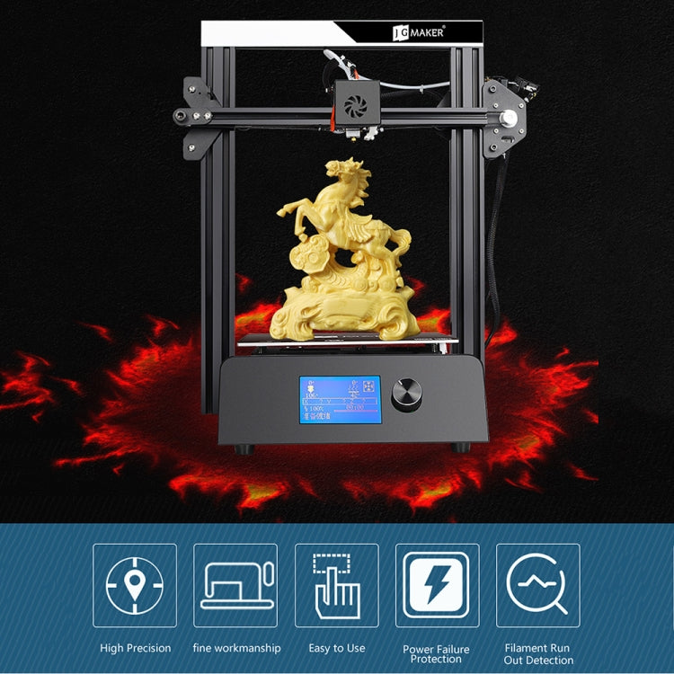 JGAURORA Magic 250W LCD Display Desktop 3D Printer with Knob Control - Consumer Electronics by JGAURORA | Online Shopping UK | buy2fix