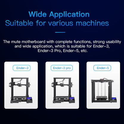 Creality Ender-3 / 3Pro Noiseless Motherboard 3D Printer Part Accessories - Parts by Creality | Online Shopping UK | buy2fix