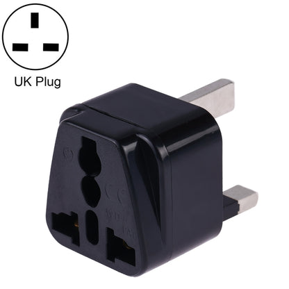Portable Universal Socket to UK Plug Power Adapter Travel Charger (Black) - Consumer Electronics by buy2fix | Online Shopping UK | buy2fix