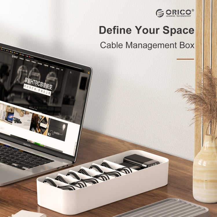 ORICO ORICO-CSB-18-WH-BP Cable Management Box Case(Grey White) - Storage Boxes by ORICO | Online Shopping UK | buy2fix