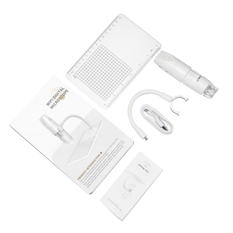 316 50-1000X Adjustable Smart Wifi USB Digital Microscope (White) - Consumer Electronics by buy2fix | Online Shopping UK | buy2fix