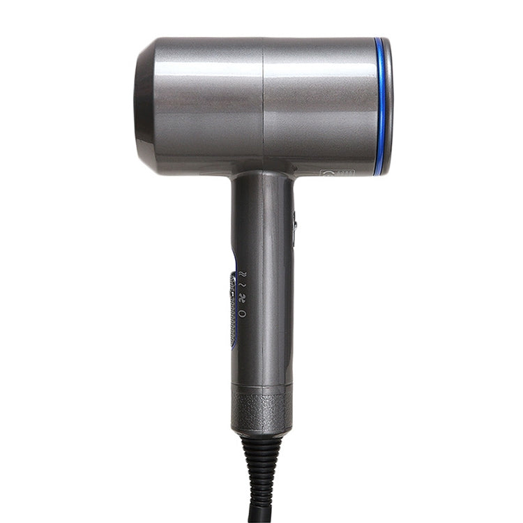 High-power 2000W Anionic Cold Hot Air Constant Temperature Hair Dryer, UK Plug(Grey+Blue) - Home & Garden by buy2fix | Online Shopping UK | buy2fix