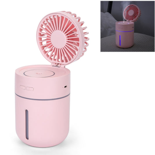 T9 Portable Adjustable USB Charging Desktop Humidifying Fan with 3 Speed Control (Pink) - Consumer Electronics by buy2fix | Online Shopping UK | buy2fix