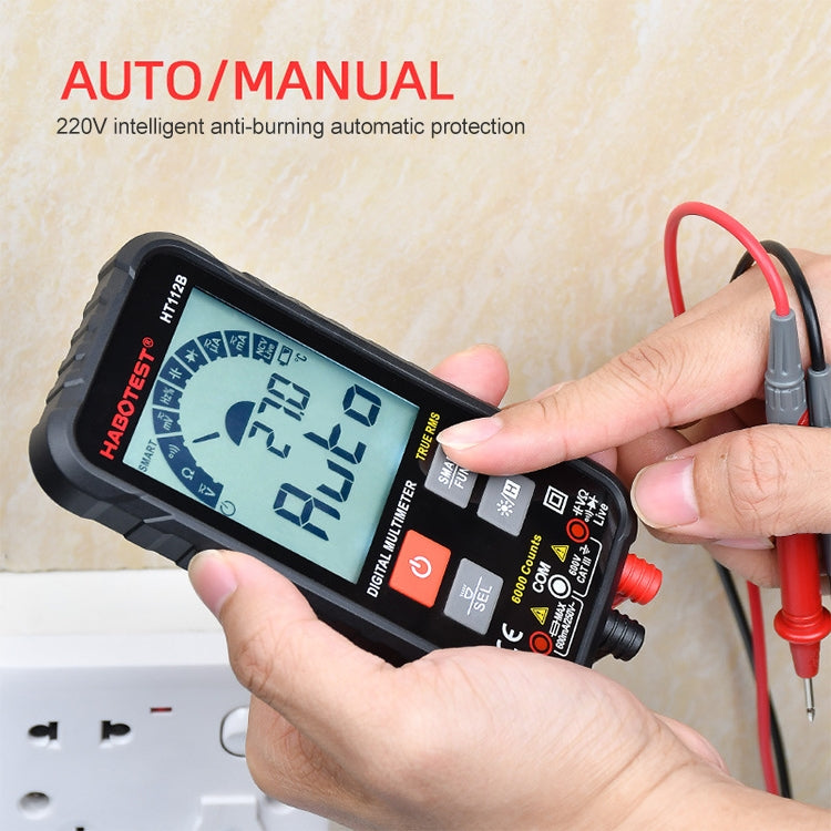 HABOTEST HT112B Mini Digital Display High-precision Multimeter - Consumer Electronics by buy2fix | Online Shopping UK | buy2fix