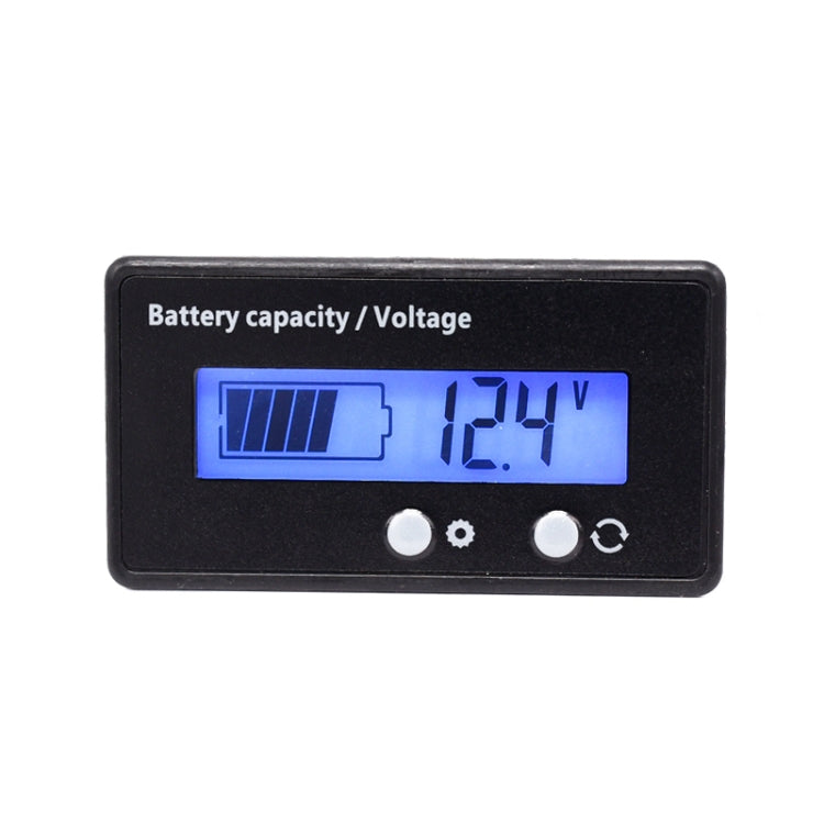 H6133 12V-84V Lead-acid Battery Voltage Tester Percentage Voltmeter Gauge Lithium Battery Status Monitor(Blue Light) - Consumer Electronics by buy2fix | Online Shopping UK | buy2fix