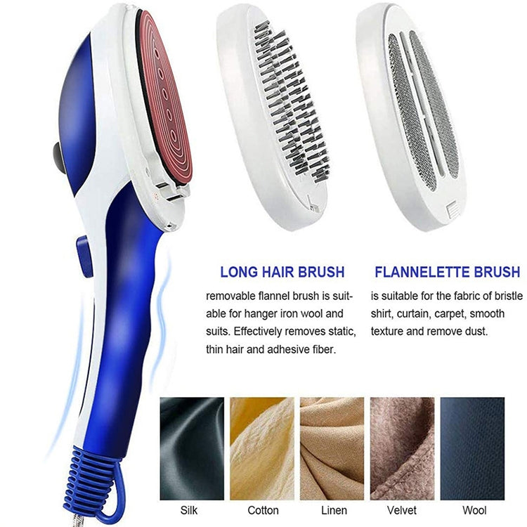 Multifunction Household Handheld Steamer Travel Portable Hand - Held Steam Hanging Hot Machine Ceramic Bottom with Flannelette Brush & Hair Brush & Measuring Cup,US Plug(Purple) - Home & Garden by buy2fix | Online Shopping UK | buy2fix