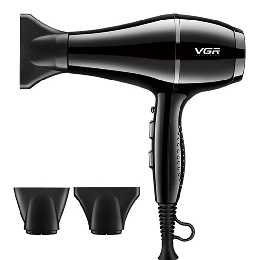 VGR V-414 2200W Negative Ion Hair Dryers with 6 Gear Adjustment, Plug Type: EU Plug(Black) - Home & Garden by VGR | Online Shopping UK | buy2fix