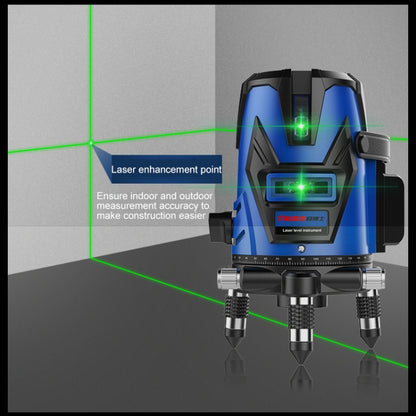 MBOOS LD Blue Light 5 Line Outdoor Laser Level Instrument with Suitcase & 1m Tripod - Consumer Electronics by buy2fix | Online Shopping UK | buy2fix