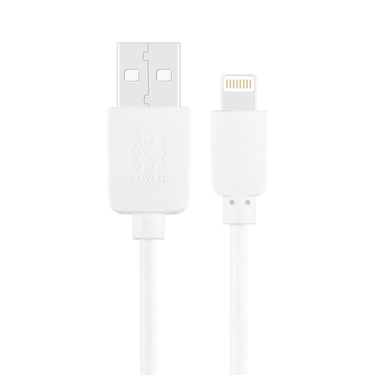 HAWEEL 1m High Speed 35 Cores 8 Pin to USB Sync Charging Cable for iPhone, iPad(White) - Normal Style Cable by buy2fix | Online Shopping UK | buy2fix