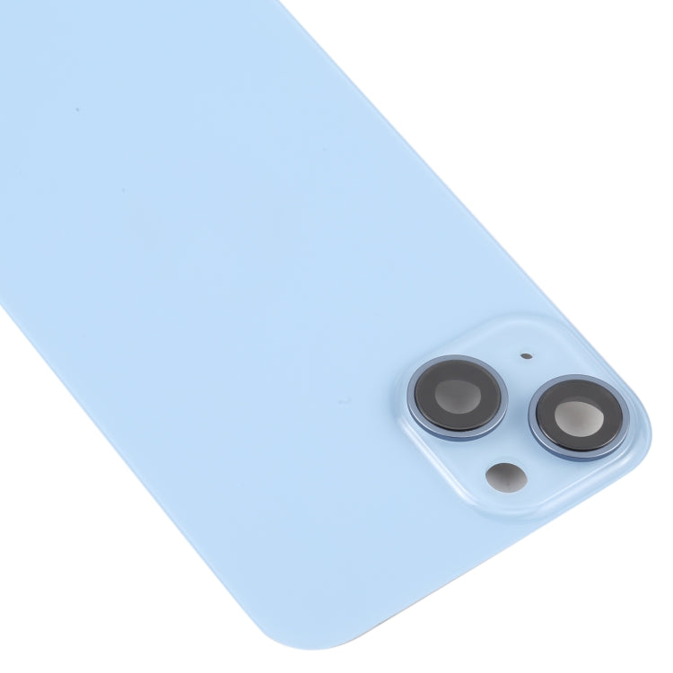 For iPhone 14 Back Housing Cover with Camera Lens(Blue) - Repair & Spare Parts by buy2fix | Online Shopping UK | buy2fix