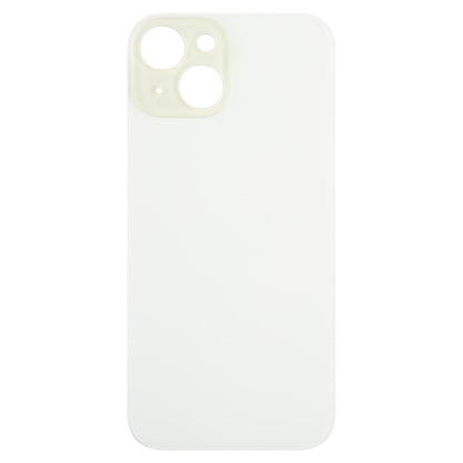 For iPhone 15 Easy Replacement Big Camera Hole Glass Back Battery Cover(Yellow) -  by buy2fix | Online Shopping UK | buy2fix