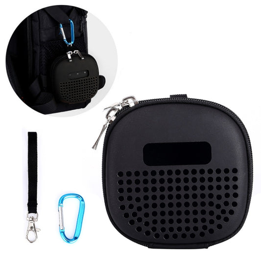 EVA Portable Shockproof Bag for BOSE Soundlink Micro Bluetooth Speaker, with Rope & Metal Buckle(Black) - Apple Accessories by buy2fix | Online Shopping UK | buy2fix