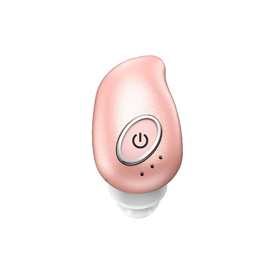 V21 Mini Single Ear Stereo Bluetooth V5.0 Wireless Earphones without Charging Box(Pink) - Bluetooth Earphone by buy2fix | Online Shopping UK | buy2fix
