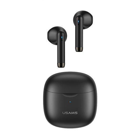 USAMS-IA04 Zero Sense Series Wireless Bluetooth 5.0 Mini TWS Earphone with Charging Box (Black) - Bluetooth Earphone by USAMS | Online Shopping UK | buy2fix