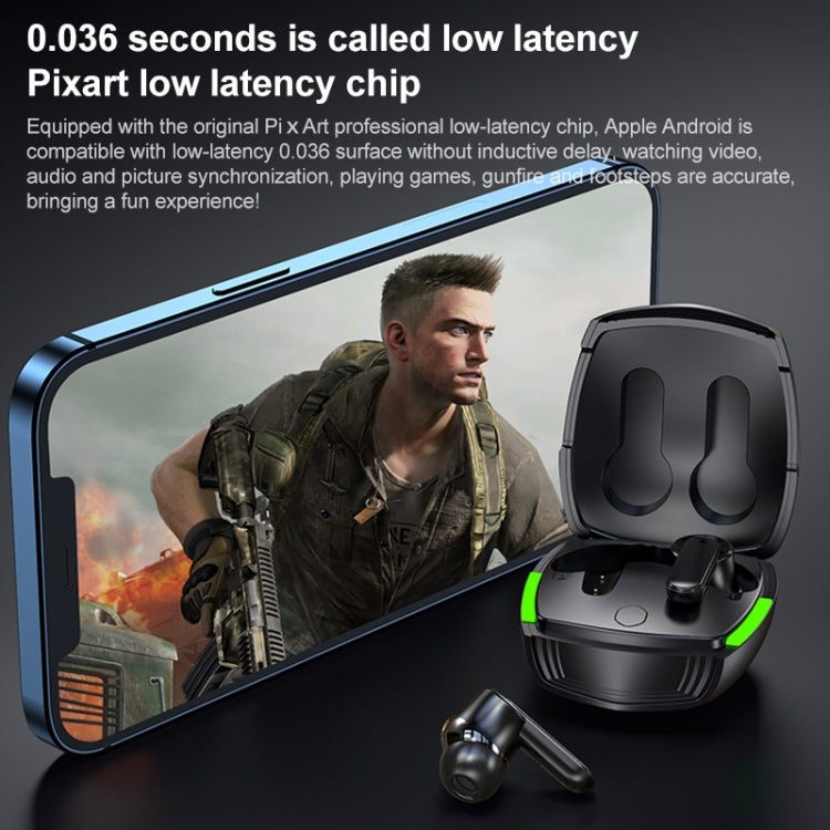 CAFELE TWS Bluetooth 5.0 Binaural Stereo Low-Latency Gaming Earphone - TWS Earphone by CAFELE | Online Shopping UK | buy2fix