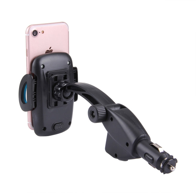 HC006 2 in 1 Car Charger & 360 Rotation Holder, Random Color Delivery, For iPhone, Galaxy, Huawei, Xiaomi, LG, HTC and other Smartphones of width 47-92mm Smartphone - Car Holders by buy2fix | Online Shopping UK | buy2fix