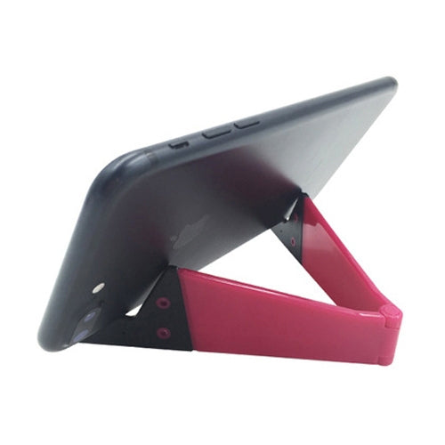 V Shape Universal Mobile Phone Tablet Bracket Holder (Rose Red) - Desktop Holder by buy2fix | Online Shopping UK | buy2fix