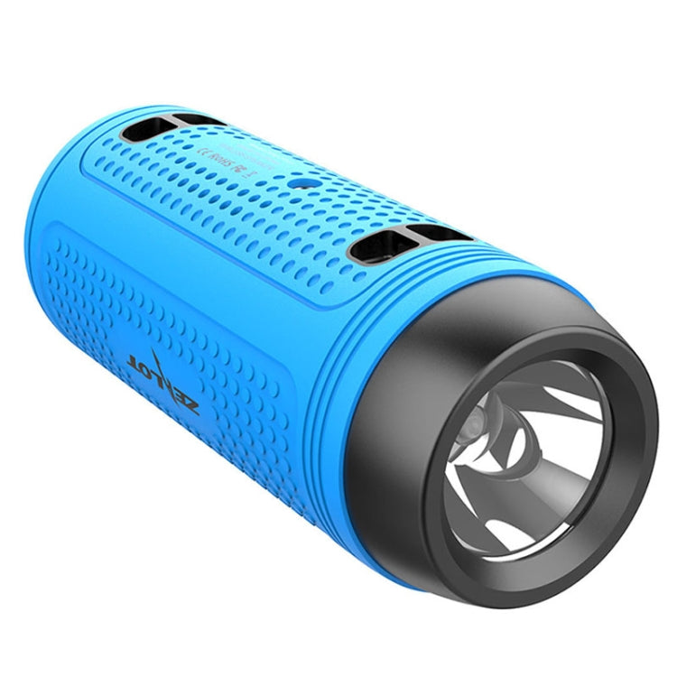 ZEALOT A1 Multifunctional Bass Wireless Bluetooth Speaker, Built-in Microphone, Support Bluetooth Call & AUX & TF Card & LED Lights (Blue) - Desktop Speaker by ZEALOT | Online Shopping UK | buy2fix