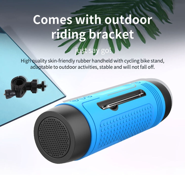 ZEALOT A2 Multifunctional Bass Wireless Bluetooth Speaker, Built-in Microphone, Support Bluetooth Call & AUX & TF Card & LED Lights (Blue) - Desktop Speaker by ZEALOT | Online Shopping UK | buy2fix