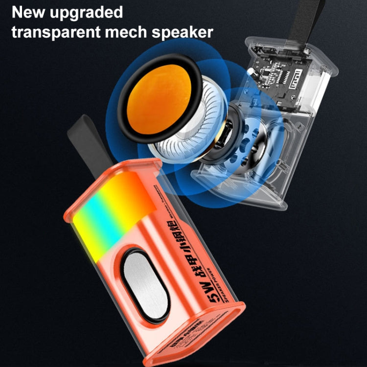 5W Portable Bullet TWS Wireless Bluetooth Speaker (Orange) - Mini Speaker by buy2fix | Online Shopping UK | buy2fix