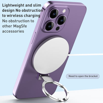 Ultra-thin Metal Phone Holder (Purple) - Ring Holder by buy2fix | Online Shopping UK | buy2fix